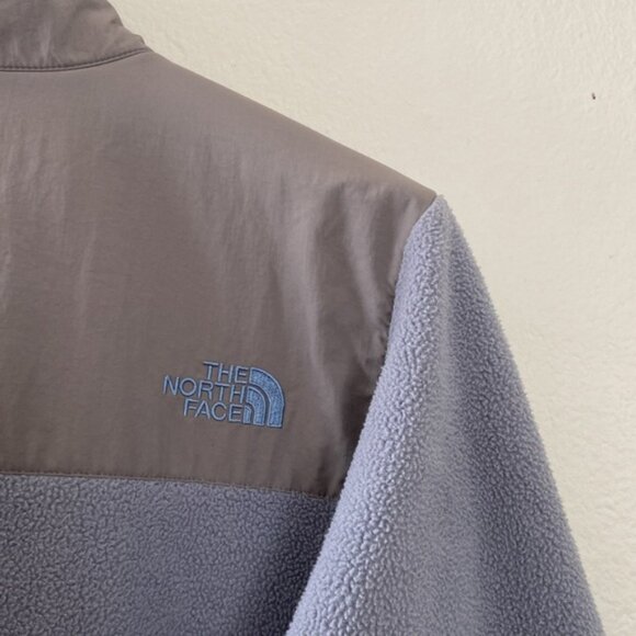 The North Face Denali Blue Gray Fleece Zip Nylon Jacket Women’s L - Picture 11 of 16